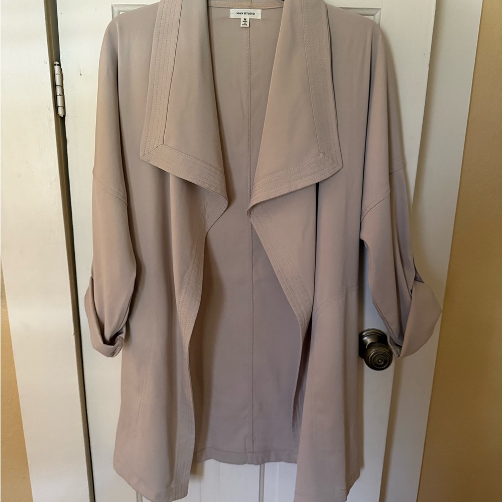 Max Studio Women's Cream Trench Coat